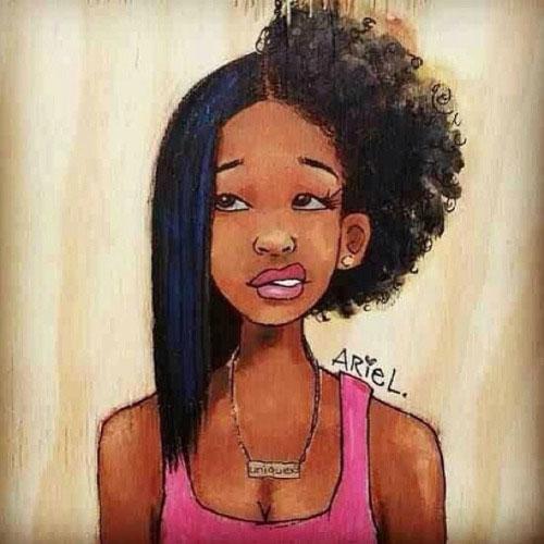Flat ironing transitioning online hair