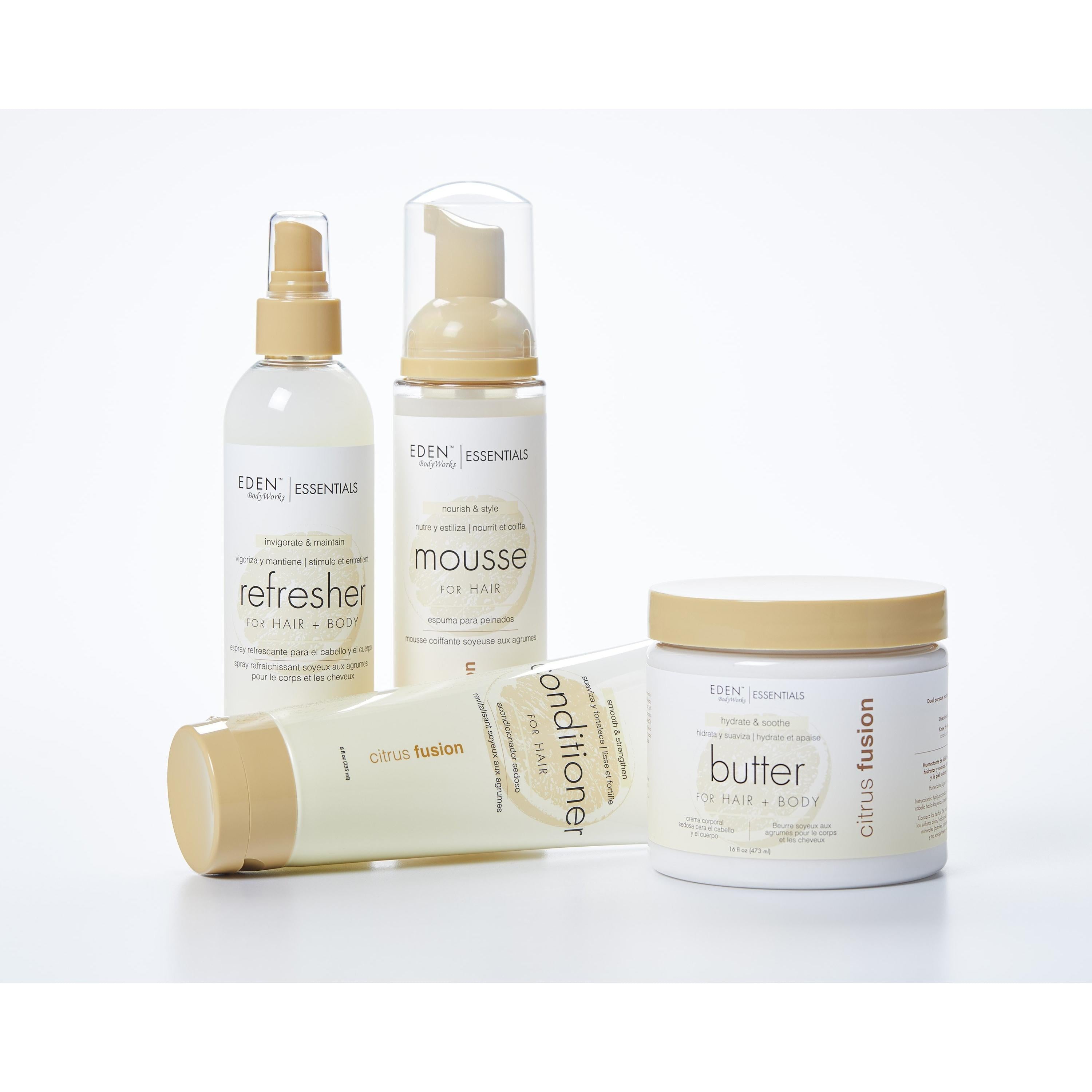 Eden Bodyworks Essentials - Citrus Fusion - Styling Mousse (8 oz.) - Nouri Pa Nati