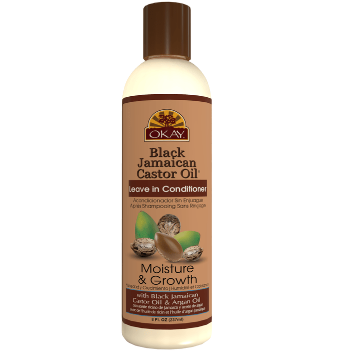 Okay Pure - Black Jamaican Castor Oil Leave In Conditioner (8 oz.) - Nouri Pa Nati