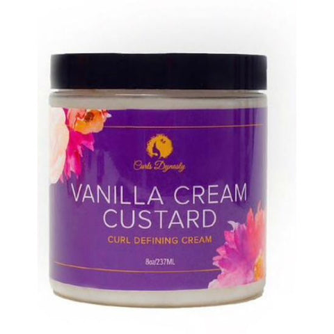 Curls Dynasty - Vanilla Cream Custard (8 oz.) - Nouri Pa Nati